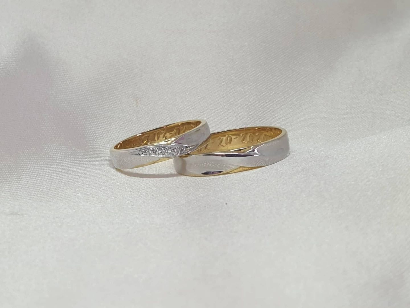 Two-tone ring set