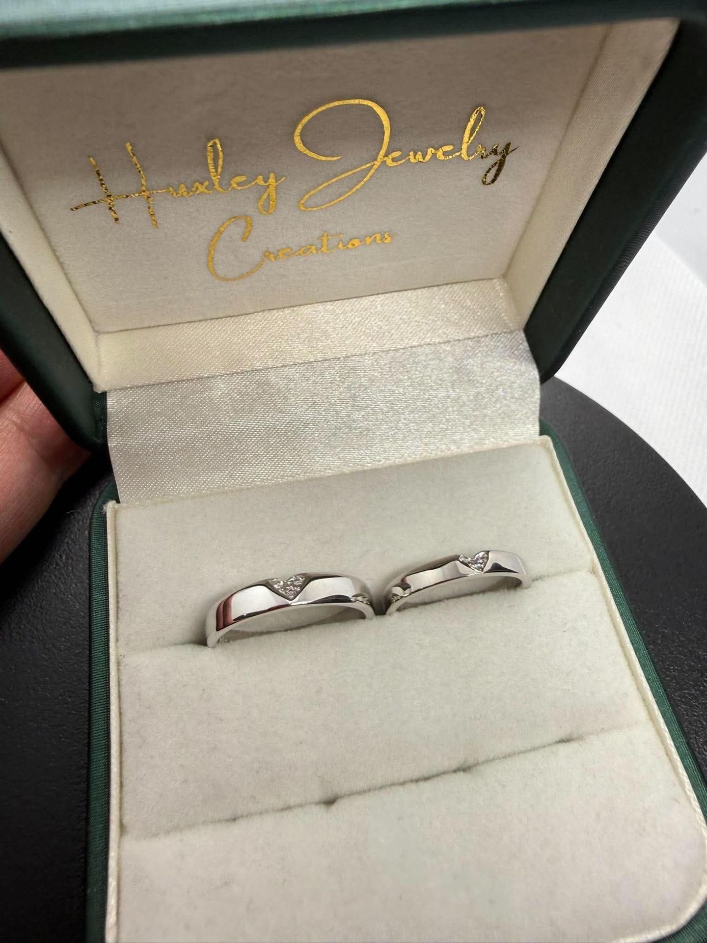 Gold rings in our box